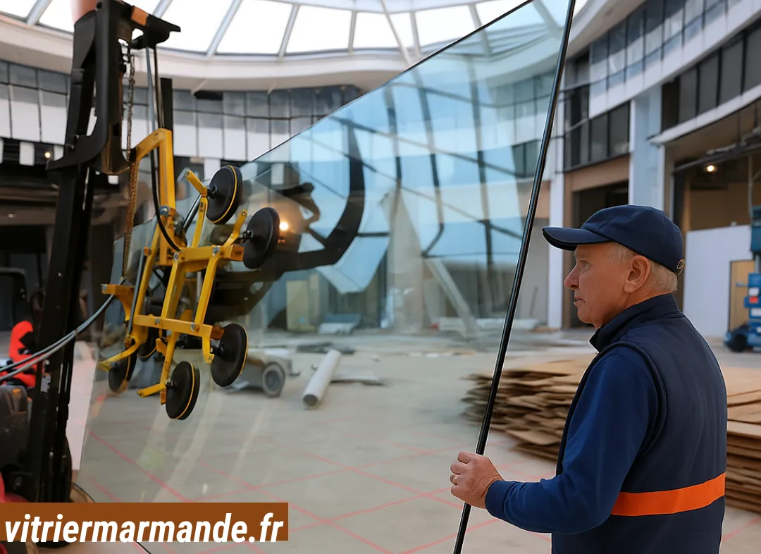 Remplacement de vitrine magasin Marmande